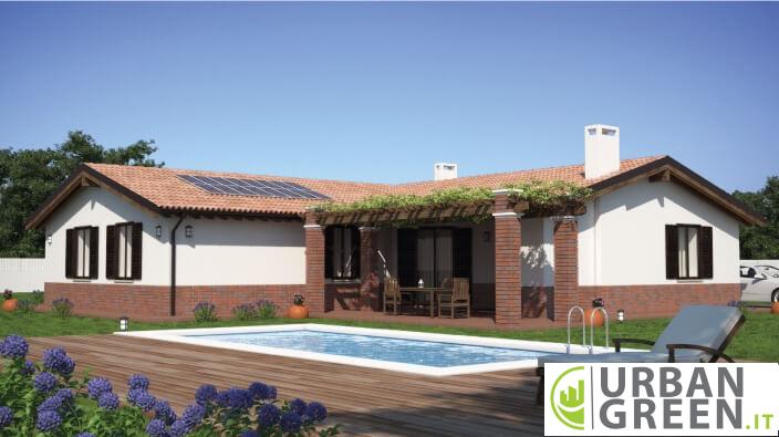 Casa in legno monopiano URB21 200mq
