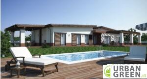 vila in bioedilizia legno URB 20 casa da 200mq