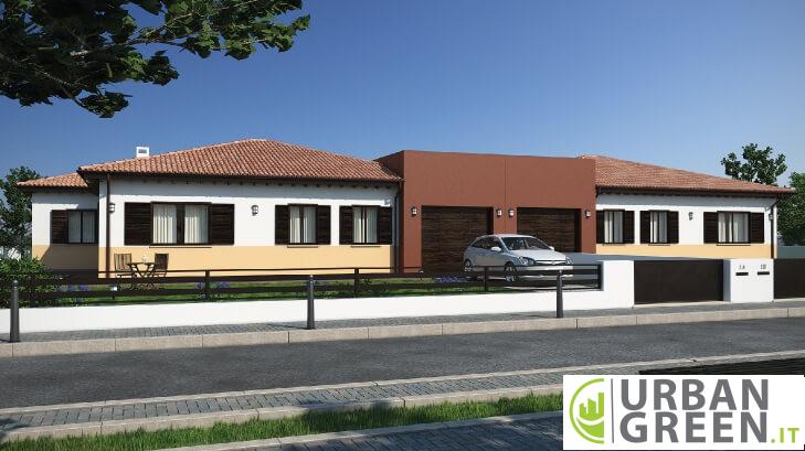 casa bifamiliare in legno da 280mq