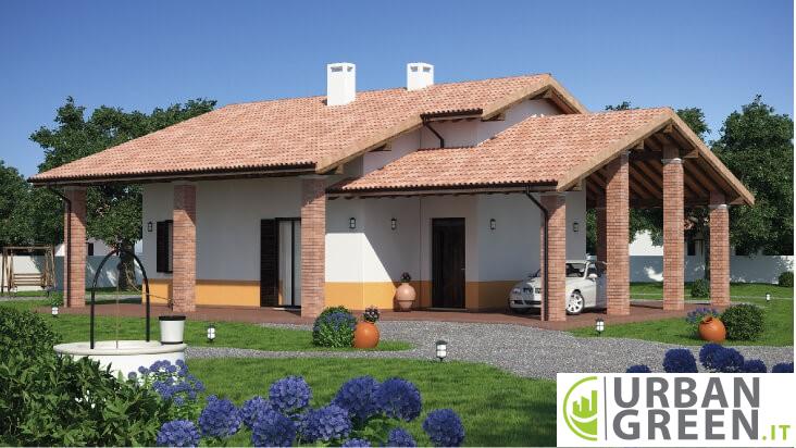 casa in legno monopiano urb23